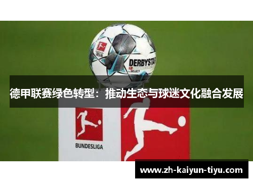 德甲联赛绿色转型：推动生态与球迷文化融合发展